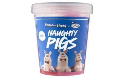 Shaun the Sheep x Lush The Naughty Pigs Duschjelly