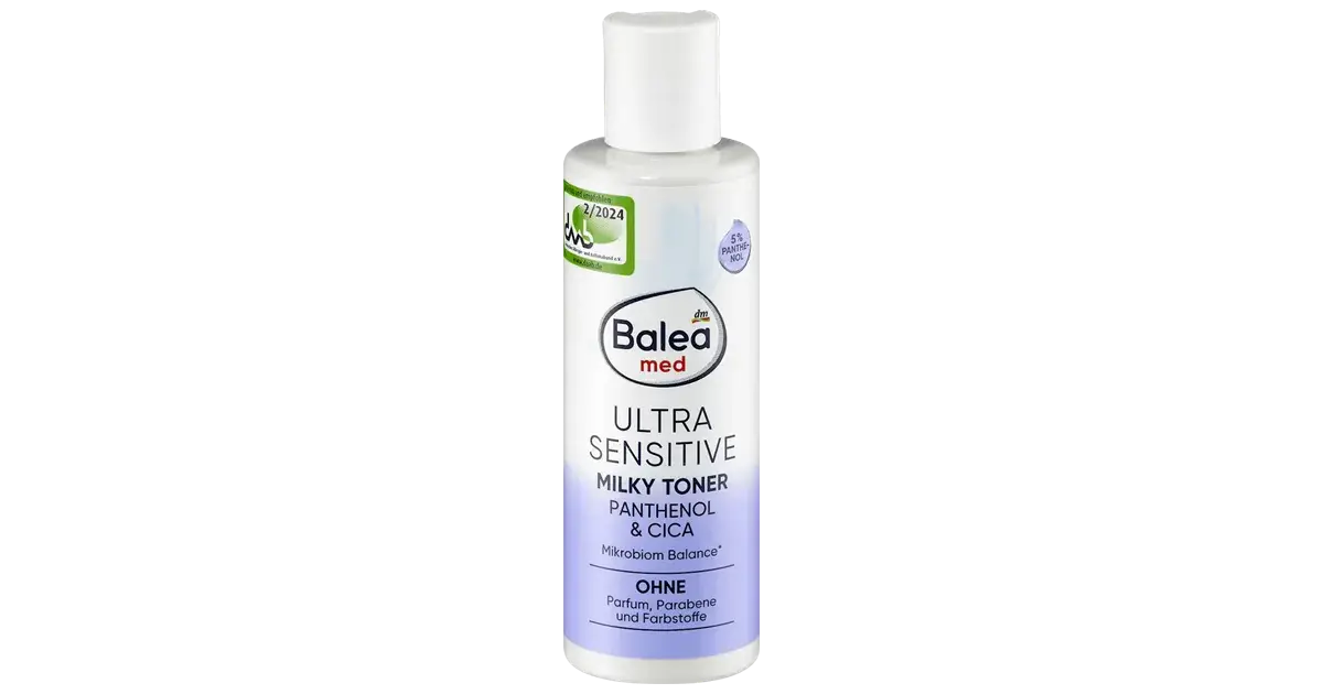 Balea med Ultra Sensitive Milky Toner Panthenol & Cica