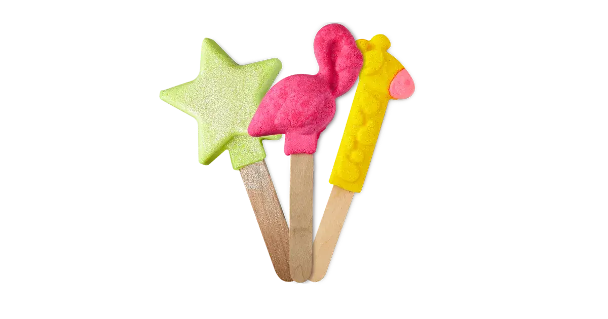 Lush Schaumbäder am Stiel | Presse