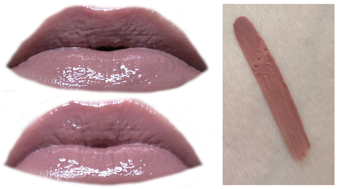 Swatch des Vinyl Color Passion Lipgloss in der Farbe 20 von alverde.