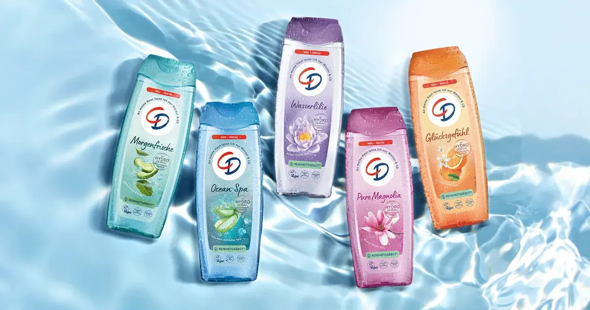 cd_duschen_neu CD Duschen mit Hydro-Dermal-Feuchtigkeitskomplex | Presse