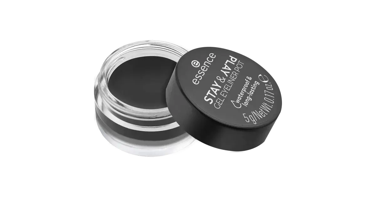 essencestayandplaygeleyelinerpotblack essence Stay & Play Gel Eyeliner 01 Black