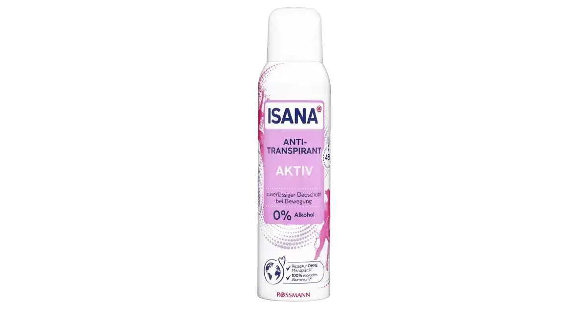 isanaantitranspirantaktivspray ISANA Anti-Transpirant Spray Aktiv