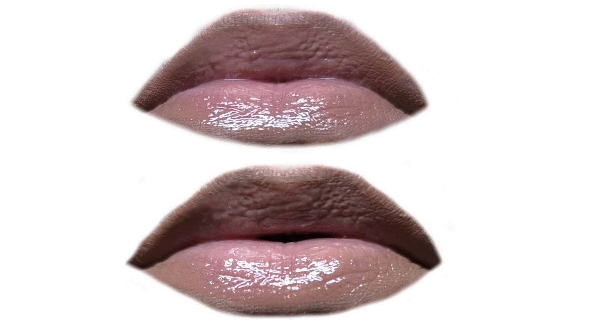 Swatch des Kylie Cosmetics Gloss Kit in 808 Kylie.