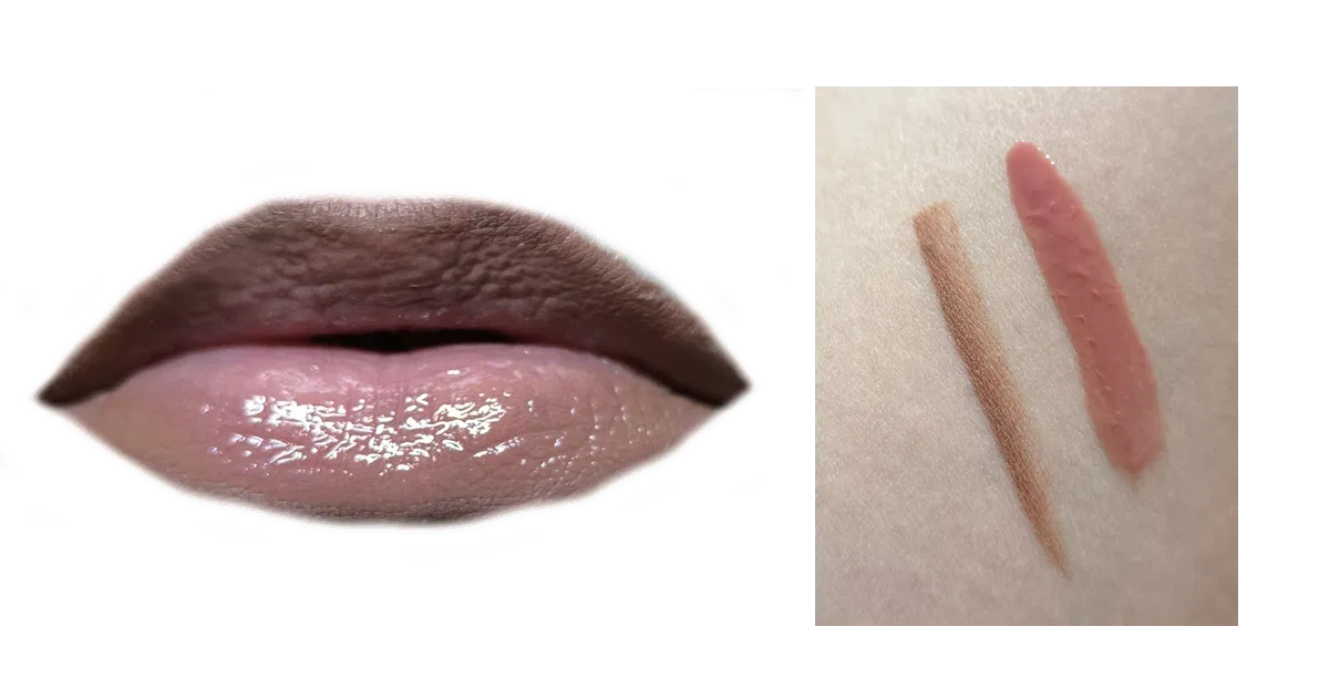 Swatch des Kylie Cosmetics Gloss Kit in 808 Kylie.