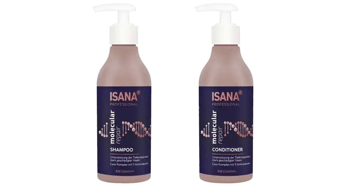 ISANA Professional molecular repair shampoo & conditioner