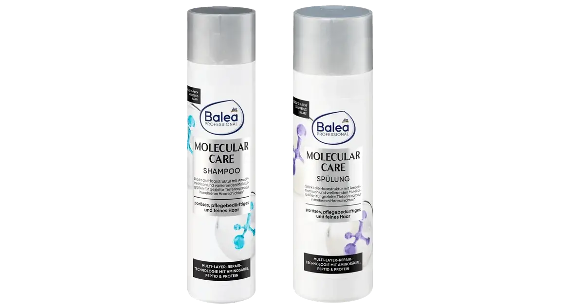 Balea Professional Molecular Care Shampoo und Spülung