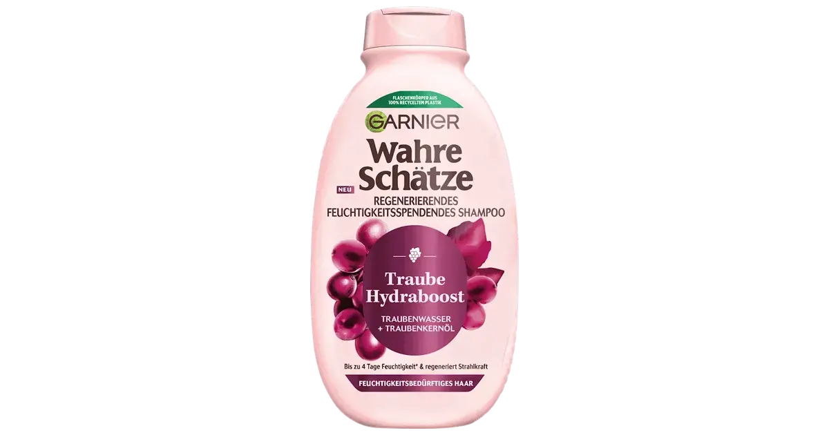 Garnier Wahre Schätze Traube Hydraboost Regenerierendes Feuchtigkeitsspendendes Shampoo