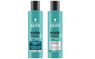 Gliss Kur Scalp balance sanftes Shampoo und Shampoo Tiefenreinigung