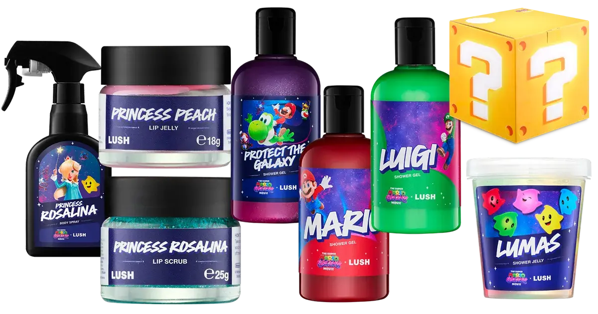 Lush x The Super Mario Galaxy Movie | Presse
