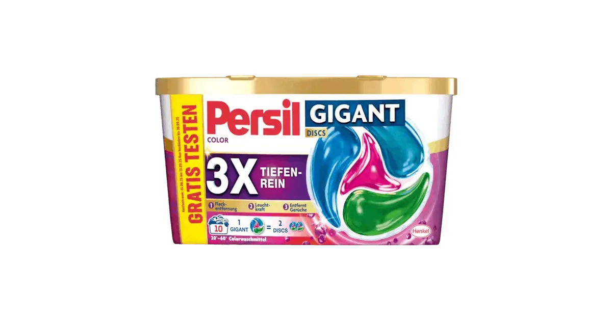 persilgigantcolordiscs Persil Color Gigant Discs