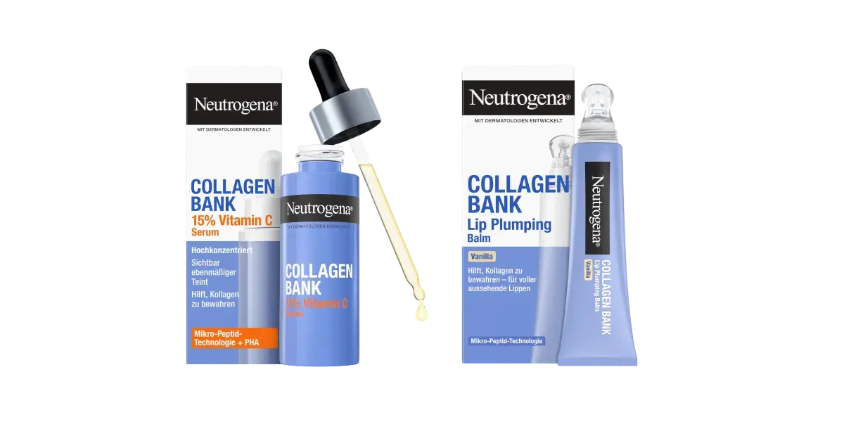 Neutrogena® erweitert die Pre-Aging-Serie Collagen Bank | Presse