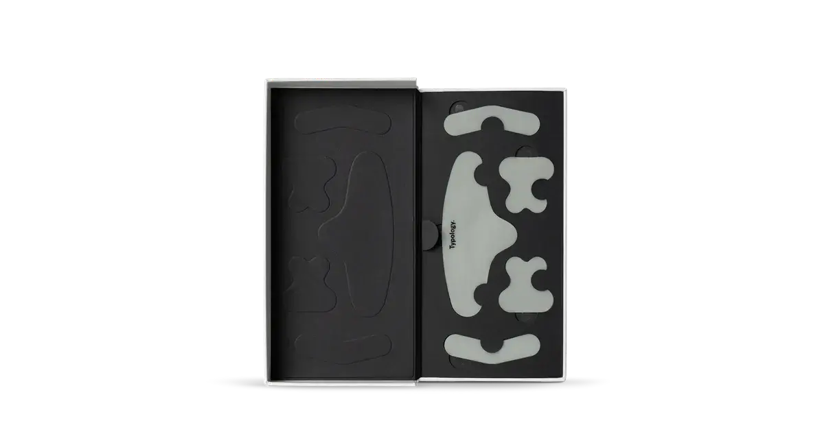 Typology Maske bei Mimikfalten + Silikonpads A70 | Presse