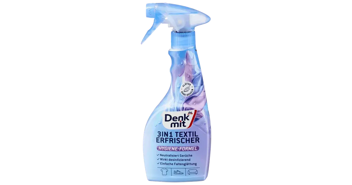 Denkmit 3in1 Textilerfrischer Hygiene-Formel Pure Cotton