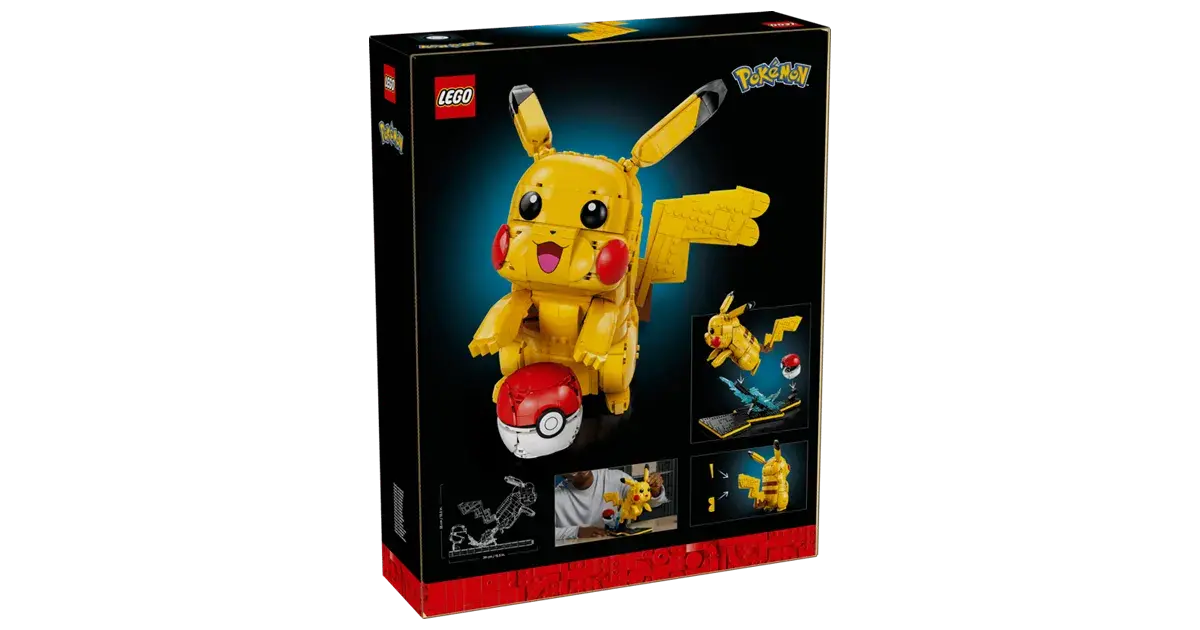 legopikachuundpokeball LEGO Pikachu und Pokéball 72152